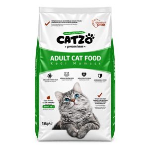 Kedi Maması – Kuzu Etli Pirinçli – 15 kg