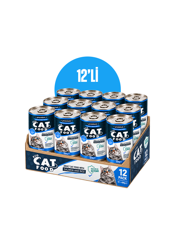 12'li Eco Somon Etli – Yaş Mama – 400 GR