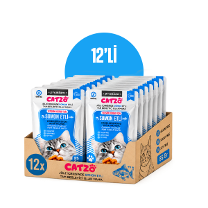 12'li Yaş Mama - Somon Etli - 85 GR