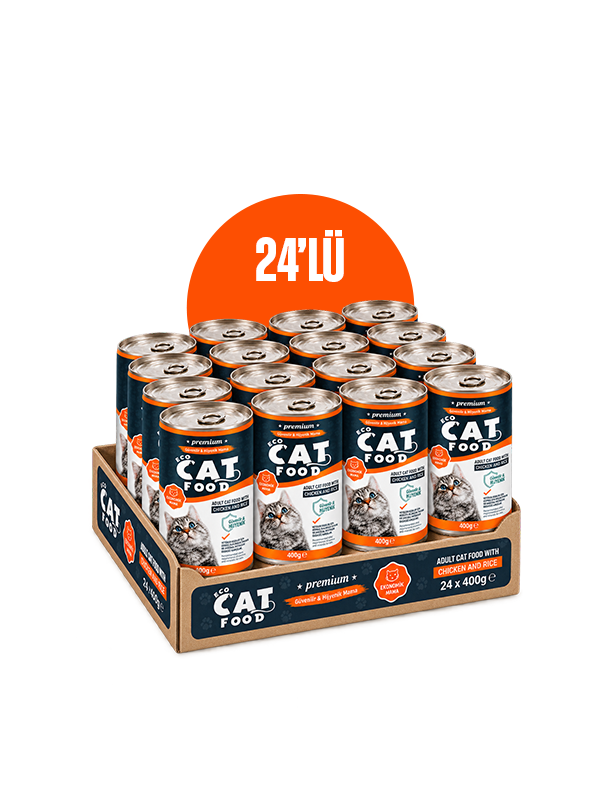24'lü Eco Tavuk Etli – Yaş Mama – 400 GR