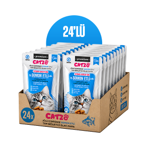24'lü Yaş Mama - Somon Etli - 85 GR