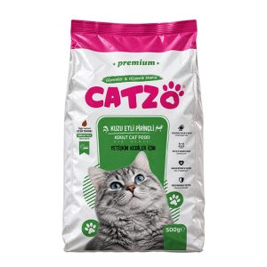 Kedi Maması – Kuzu Etli Pirinçli – 500 GR